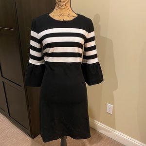 Black & White Knee High Dress